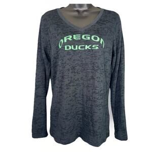 Blue 84 Gray Oregon Ducks Long Sleeve Tee